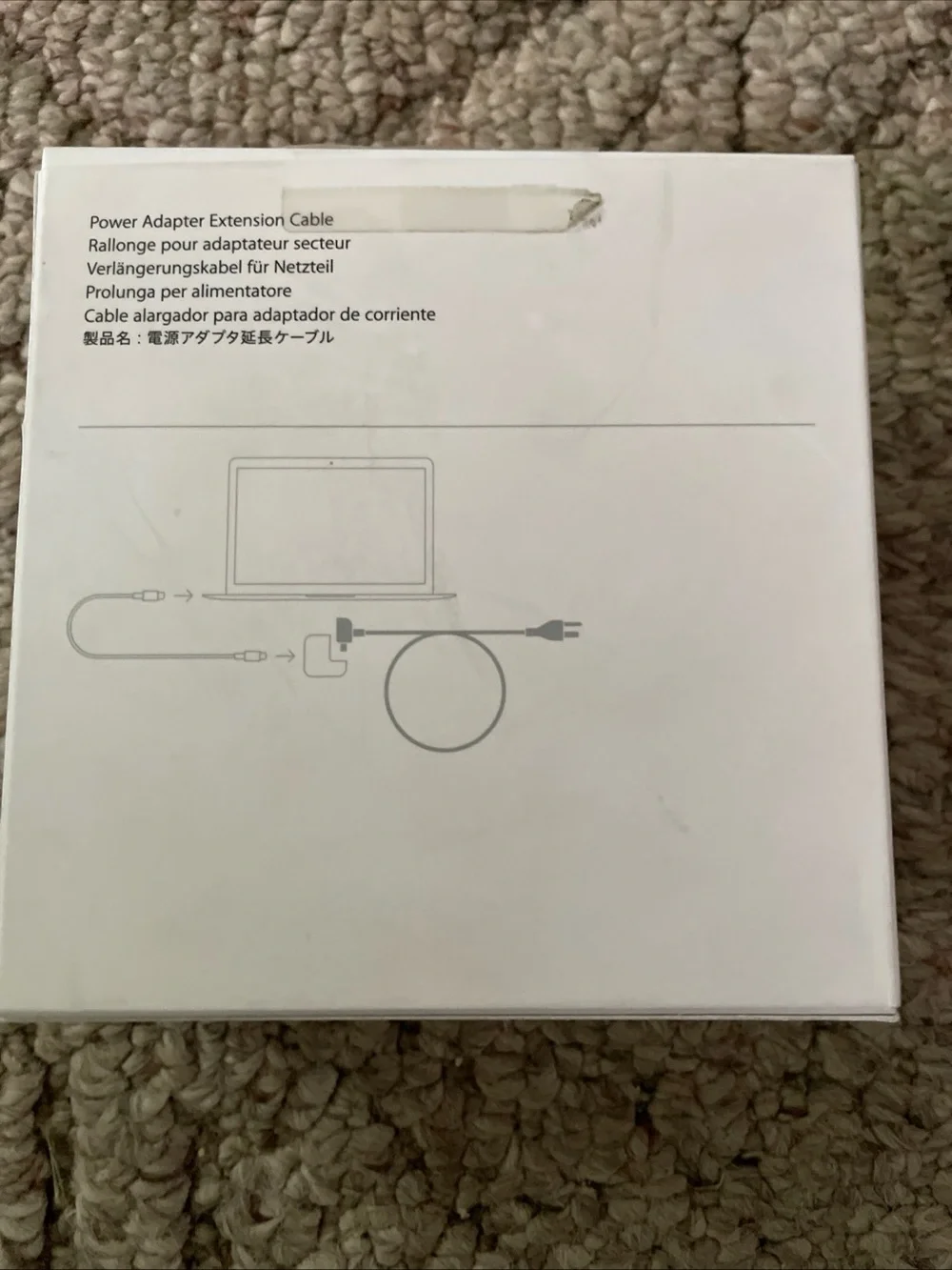 Apple Power Adapter Extension Cable MK122LLA New in Box 6544420